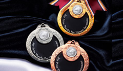 アクリル製表彰メダル JS-MK-8806