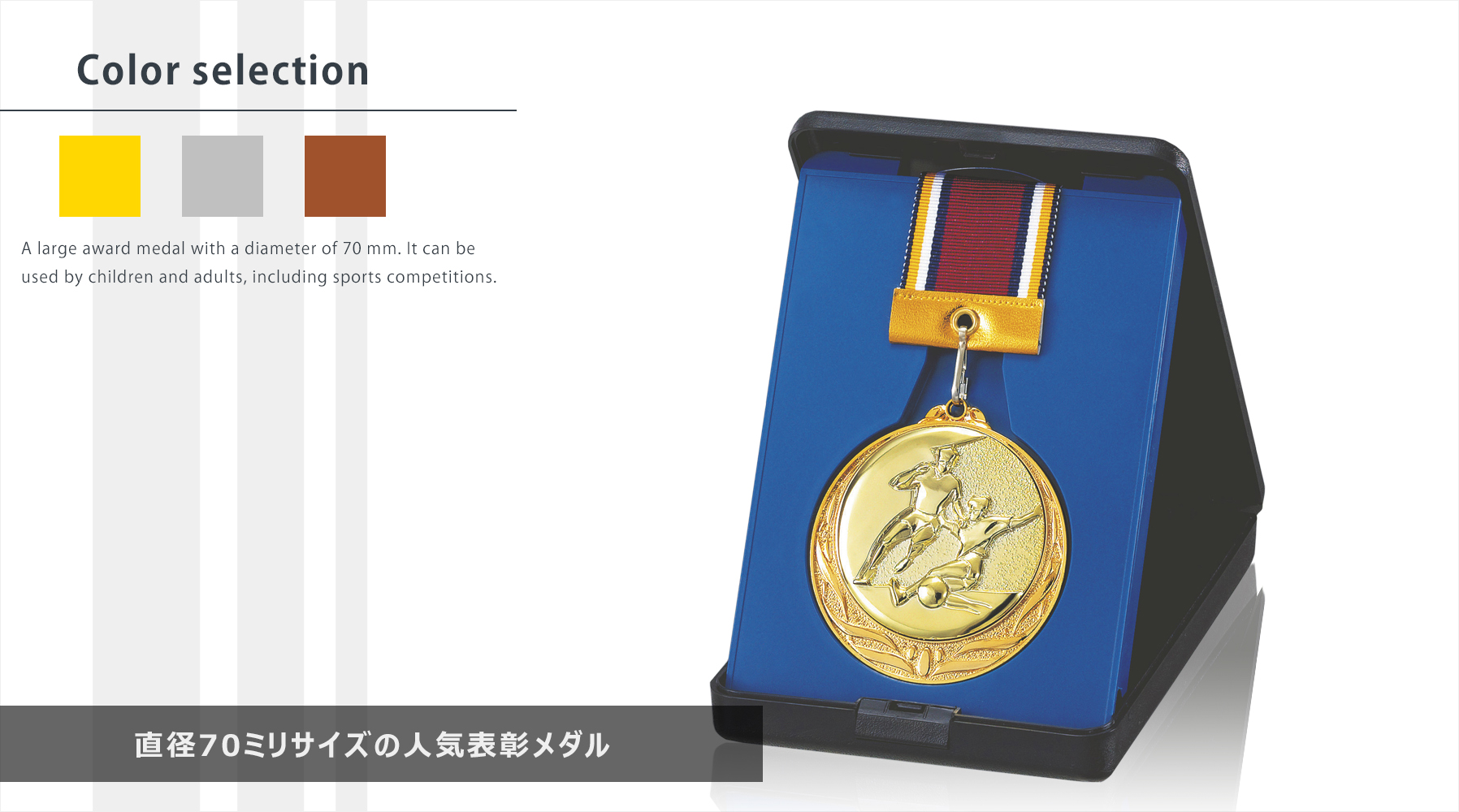 ピックアップSサイズ表彰メダル ピックアップLサイズ表彰メダル JS-MY-8990