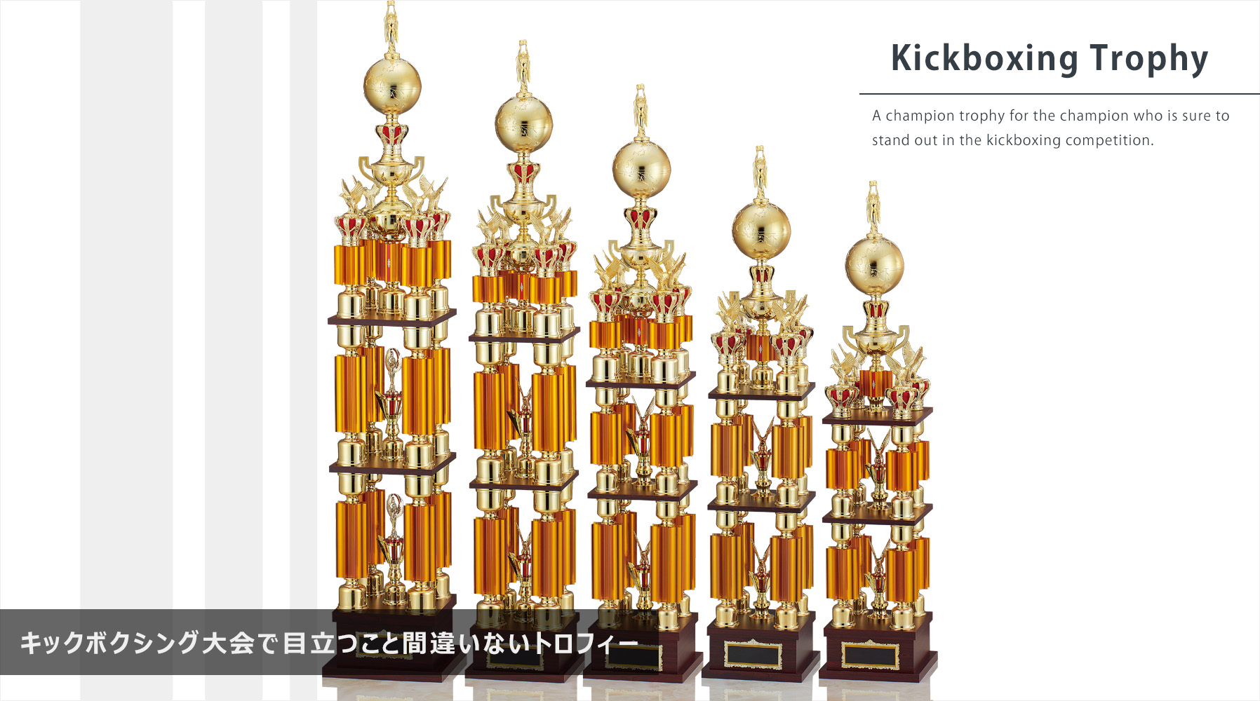 ピックアップチャンピオントロフィー JAS-T-362-kickboxing