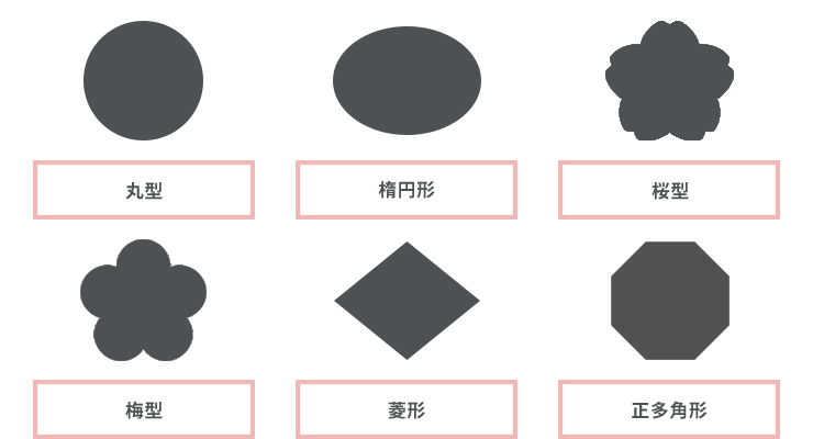 三方正面デザイン一覧