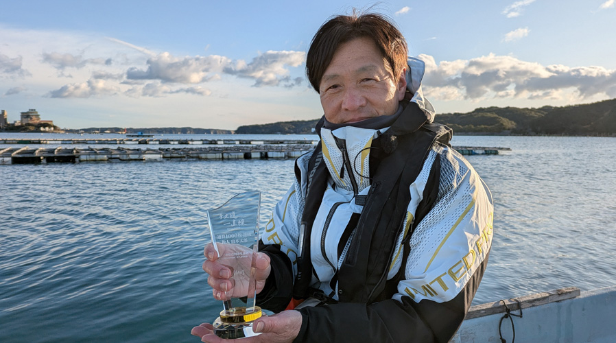 「チヌ道一直線」トロフィー授与式当日の風景①