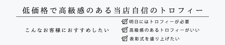 当店自慢の低価格トロフィー J-BT-604