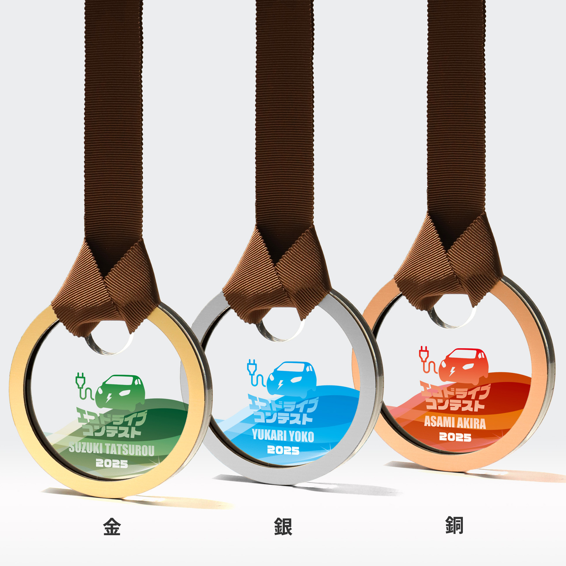 アクリル製セミオーダー表彰メダル JA-ZNA-9103 JA-ZNA-9103