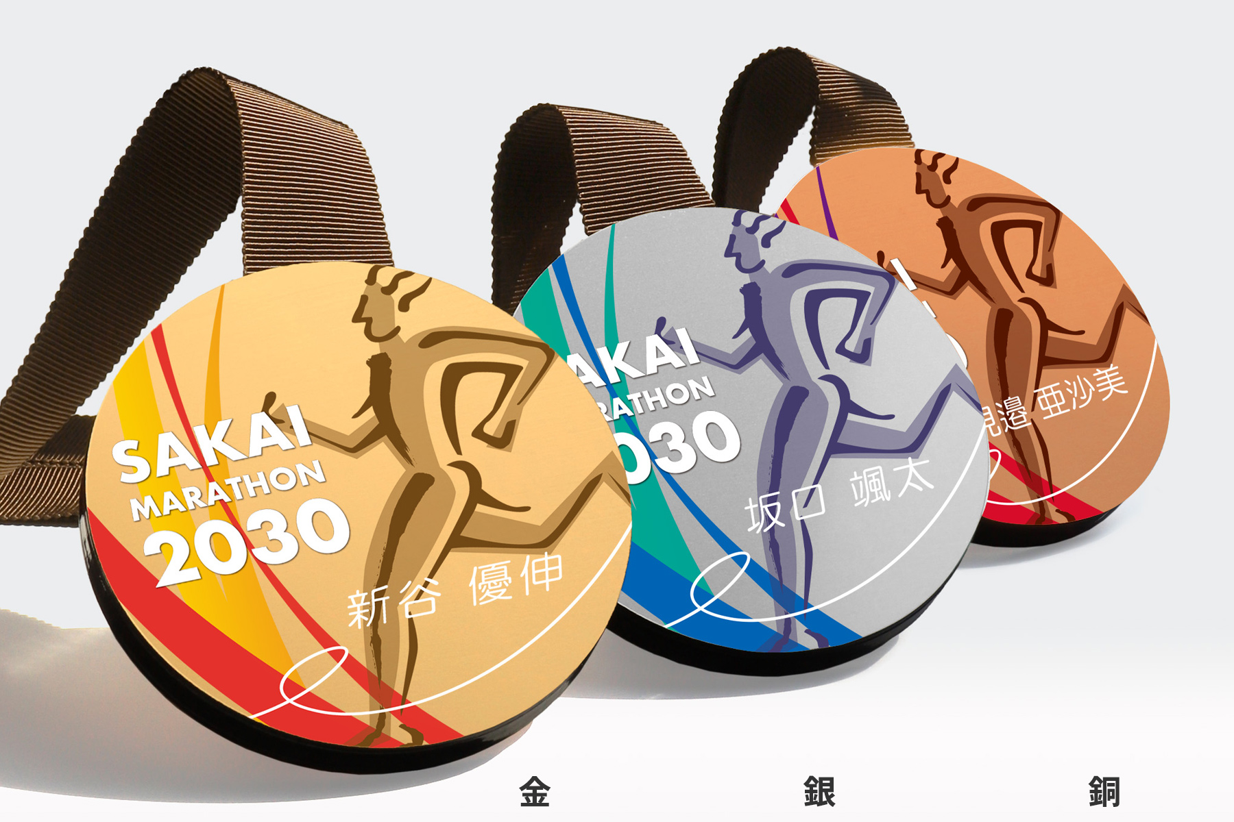 アクリル製セミオーダー表彰メダル JA-ZNA-9107 JA-ZNA-9107