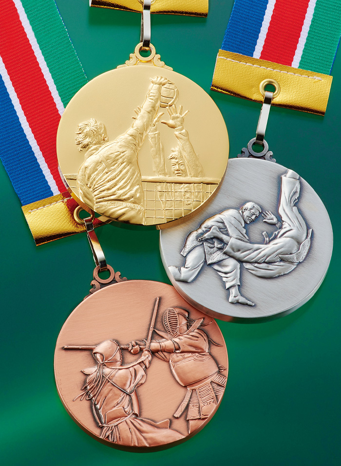 JAS-LM-60 金メダル・銀メダル・銅メダルから選択可能な人気のミドルサイズメダル