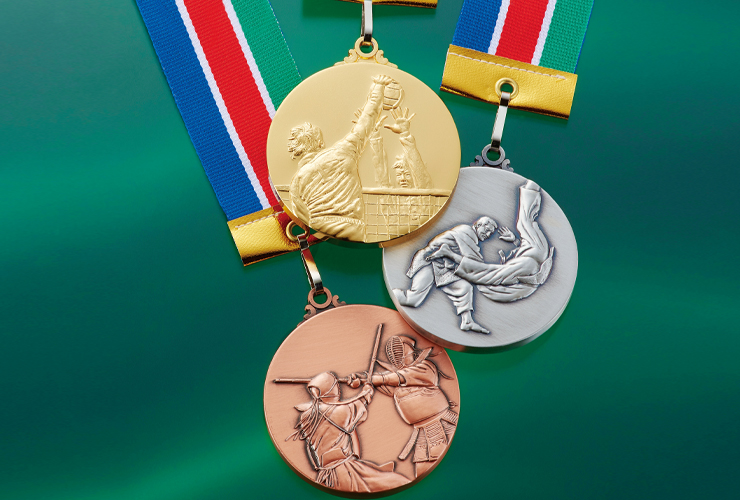 JAS-LM-60 金メダル・銀メダル・銅メダルから選択可能な人気のミドルサイズメダル