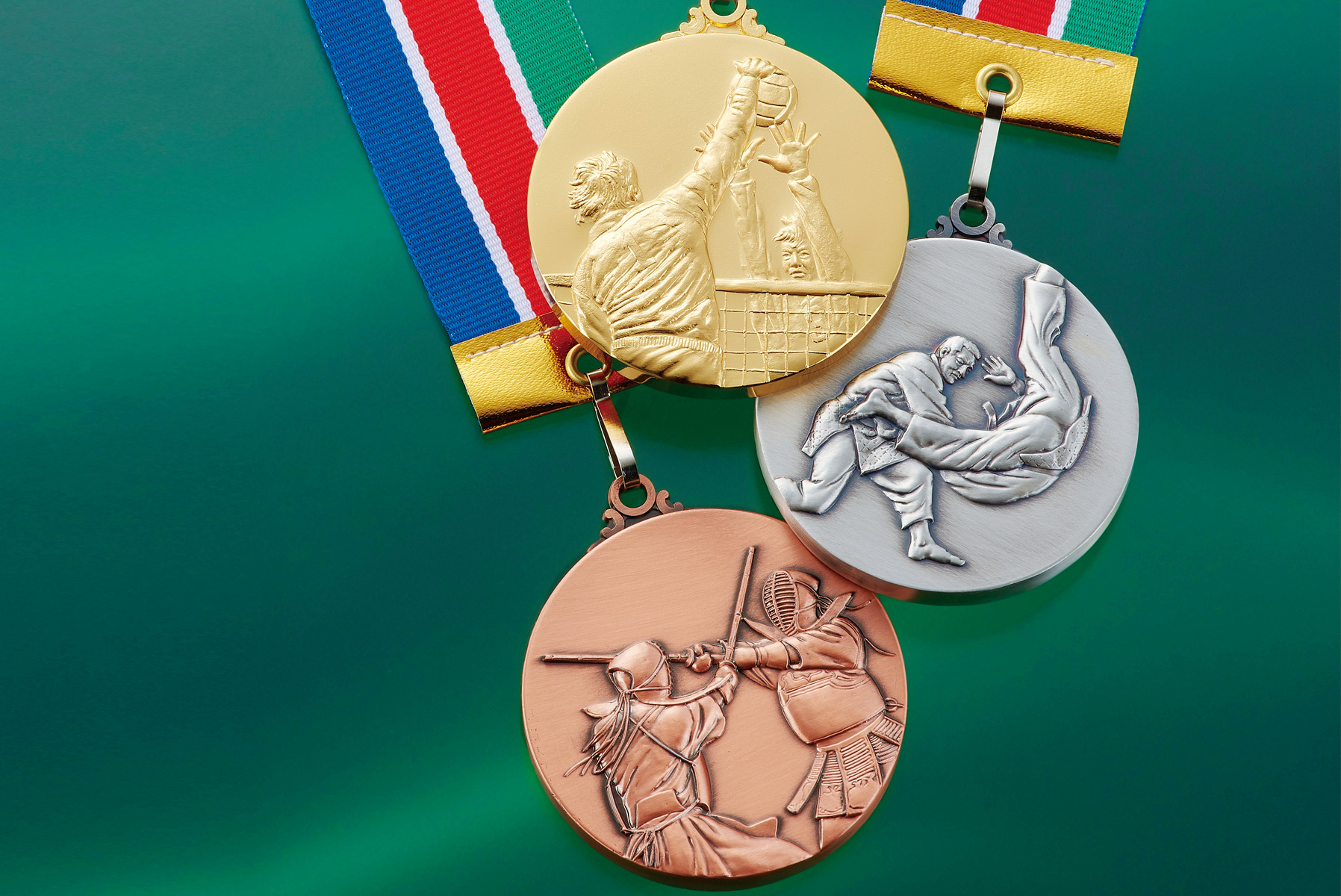 JAS-RLM-60 金メダル・銀メダル・銅メダルから選択可能な人気のミドルサイズメダル