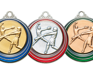 ソフトボール用表彰メダルのカラフルなカラーが特徴的 JAS-RSM-color-softball