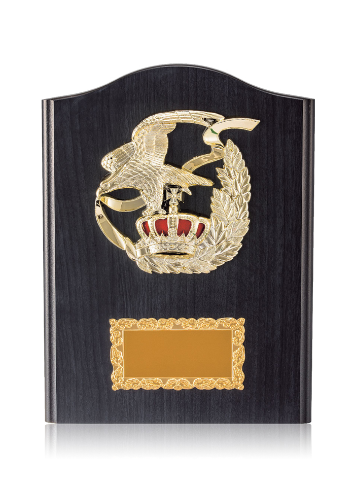 全表彰シーンに人気の木製表彰楯 JG-D-017