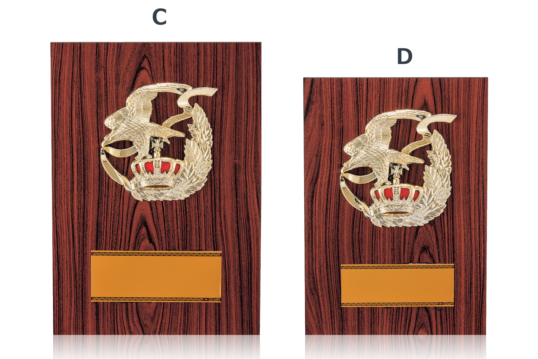 美しい木目調の表彰楯　JG-D-051