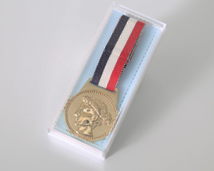 表彰メダルのケースでは一番人気のプラスチック製メダルケース 