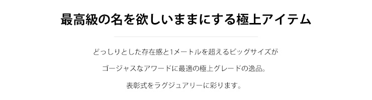 ホストの方々への努力の証として贈呈する最高級グレードトロフィー JK-2250-host