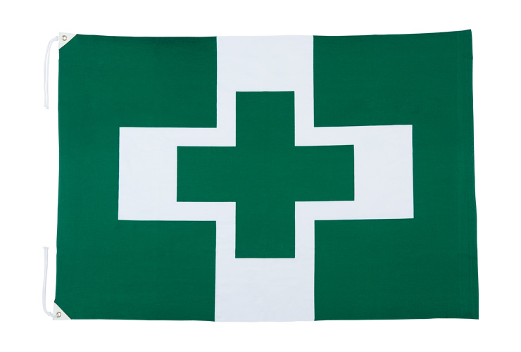JN-healthsafety-flag-acrylic 現場の安全と衛生の象徴とも言える安全衛生旗。従業員の命を守る象徴とも言える旗です。
