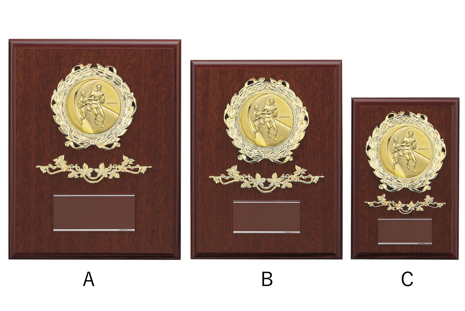 ラグビー大会用木製表彰楯 JS-ATZ-4449-ball-other