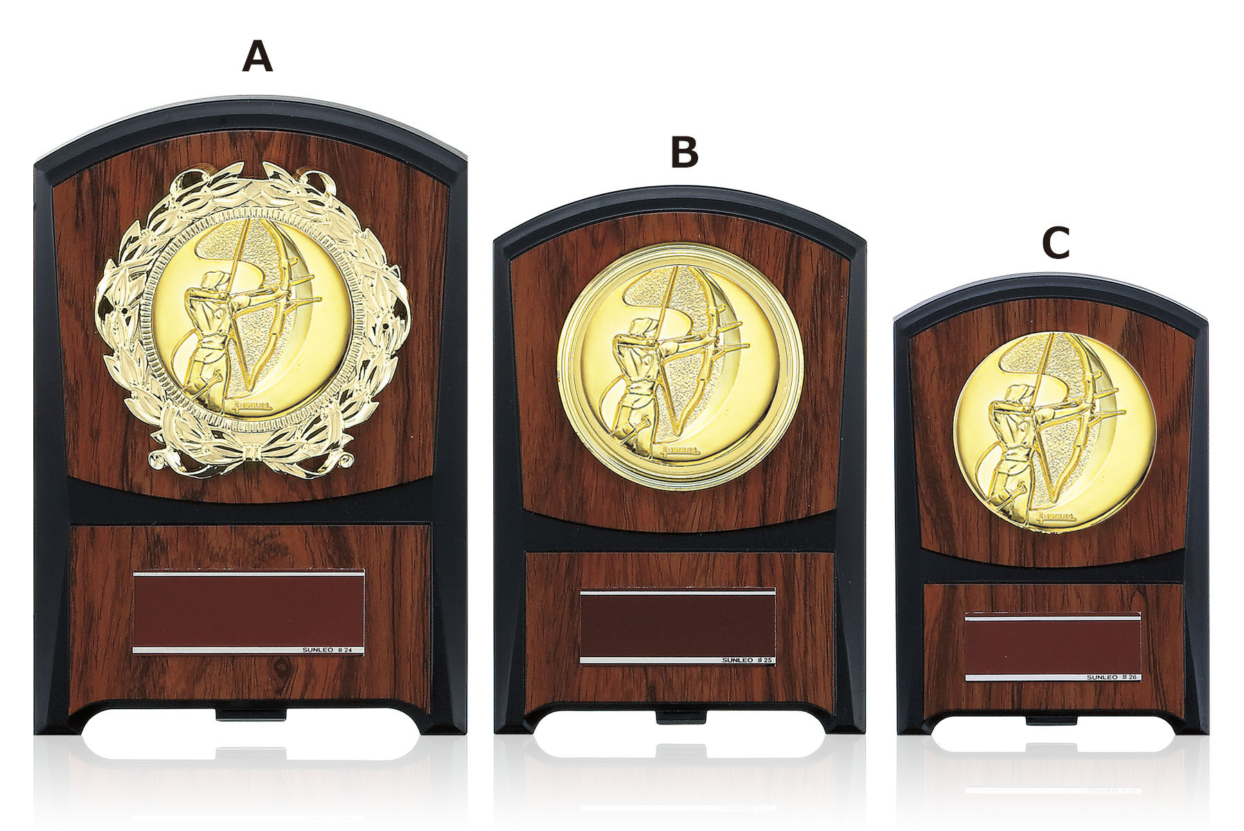 弓道・アーチェリー専用の表彰楯 JS-ATZ-4474-archery