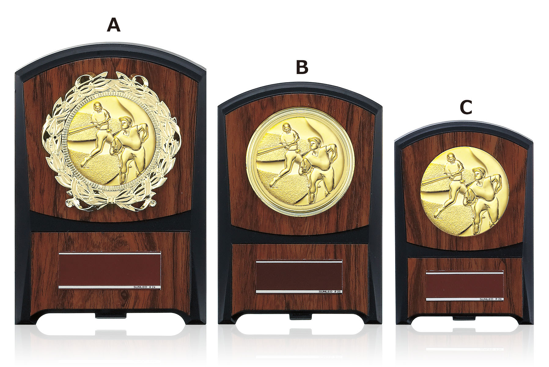 野球専用の表彰楯 JS-ATZ-4474-baseball