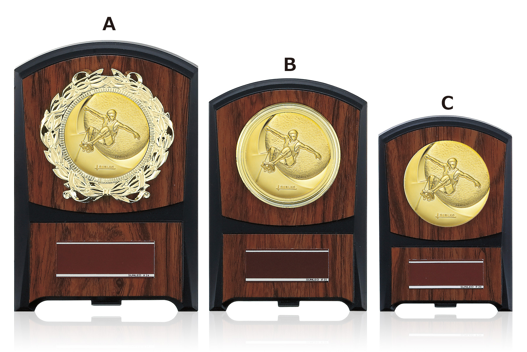 スケートボード専用の表彰楯 JS-ATZ-4474-skateboard