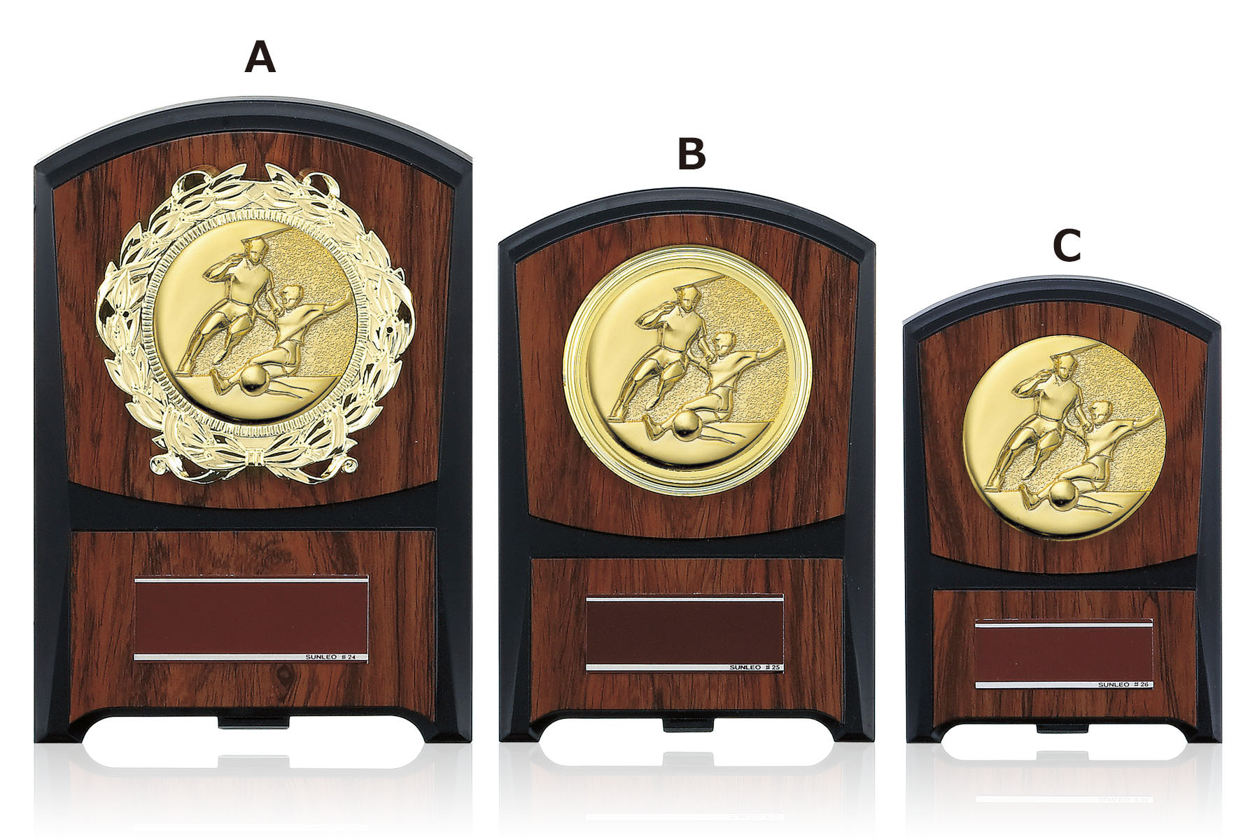 サッカー専用の表彰楯 JS-ATZ-4474-soccer