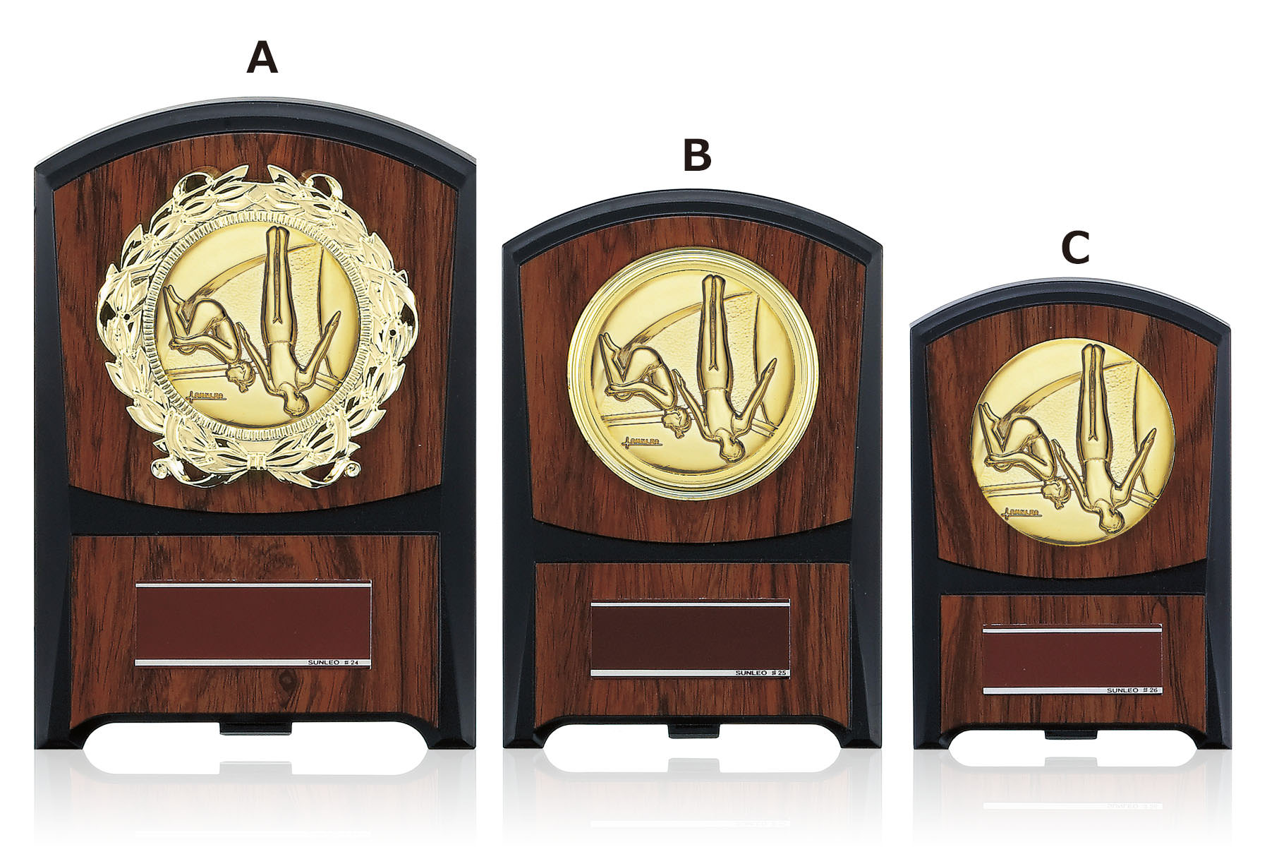 トランポリン専用の表彰楯 JS-ATZ-4474-trampoline