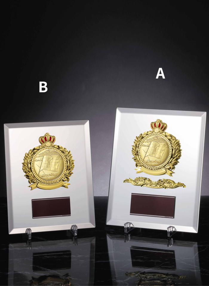 レース用ミラー製表彰楯 JS-ATZ-4496-race