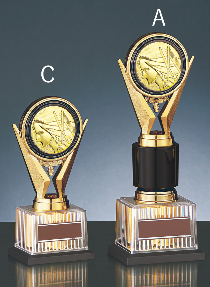 トロフィーの中でも一番人気Aサイズのサイズ感のご紹介 JS-BRZ-4670