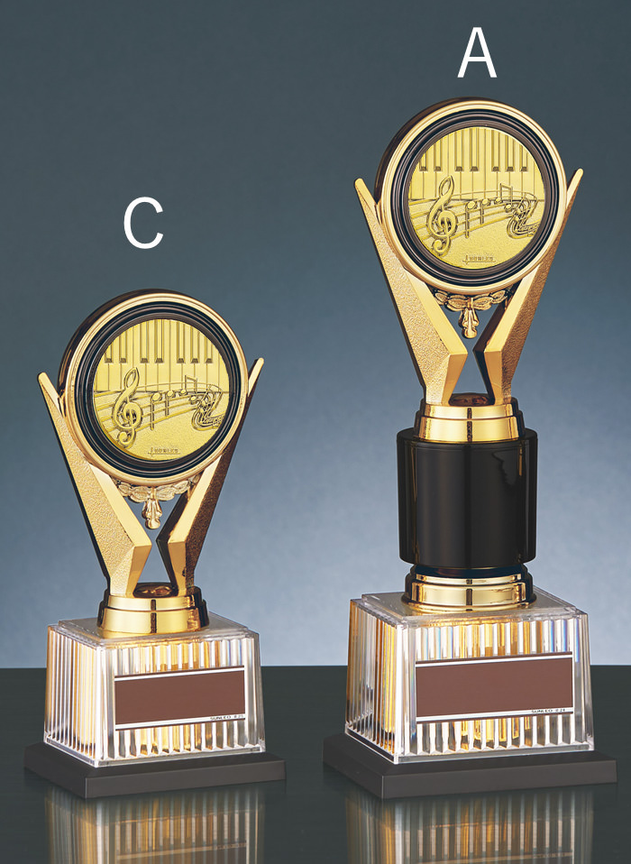 トロフィーの中でも一番人気Aサイズのサイズ感のご紹介 JS-BRZ-4670