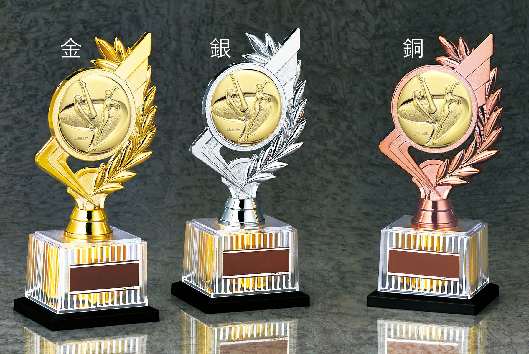 競技・種目の取替えができるブロンズトロフィー JS-BRZ-4672