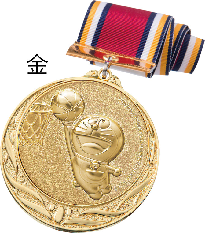 JS-DRZ-4005　ご要望にお応えして遂に登場！！スポーツ・音楽・学習全てに使えるドラえもん表彰メダル