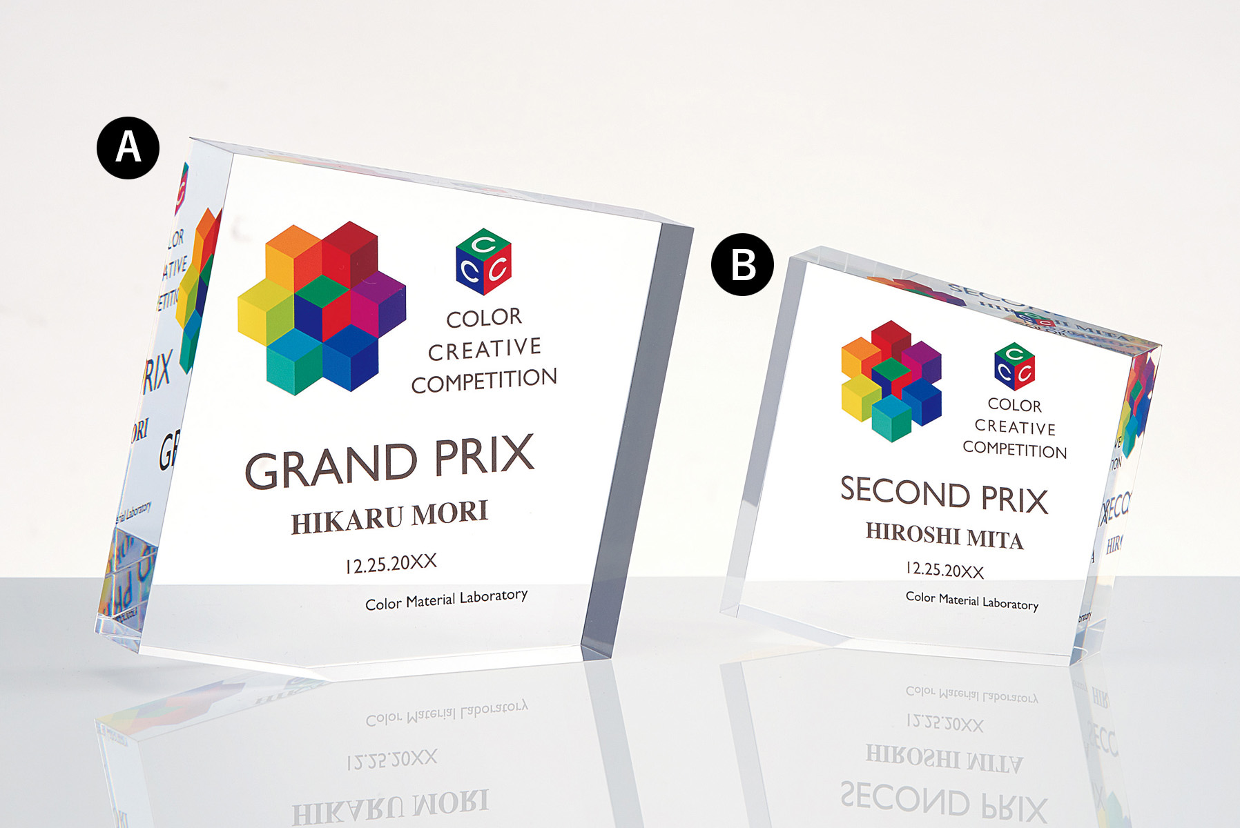 インテリアのようなおしゃれなセミオーダー楯 JS-L10-02