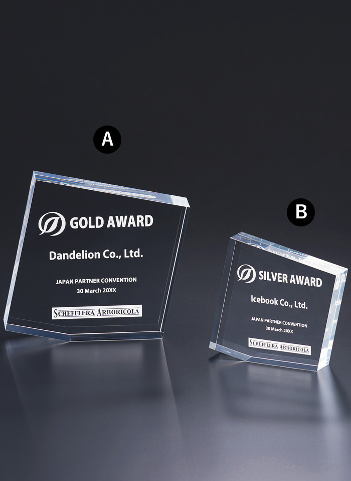 低価格で製作できるオリジナル表彰楯 JS-L10-03