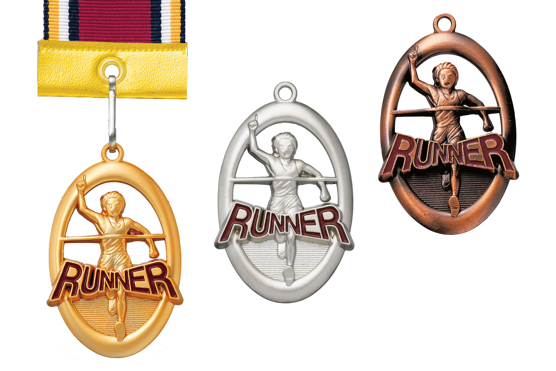 かわいいイラストデザインの表彰メダル JS-MY-8325