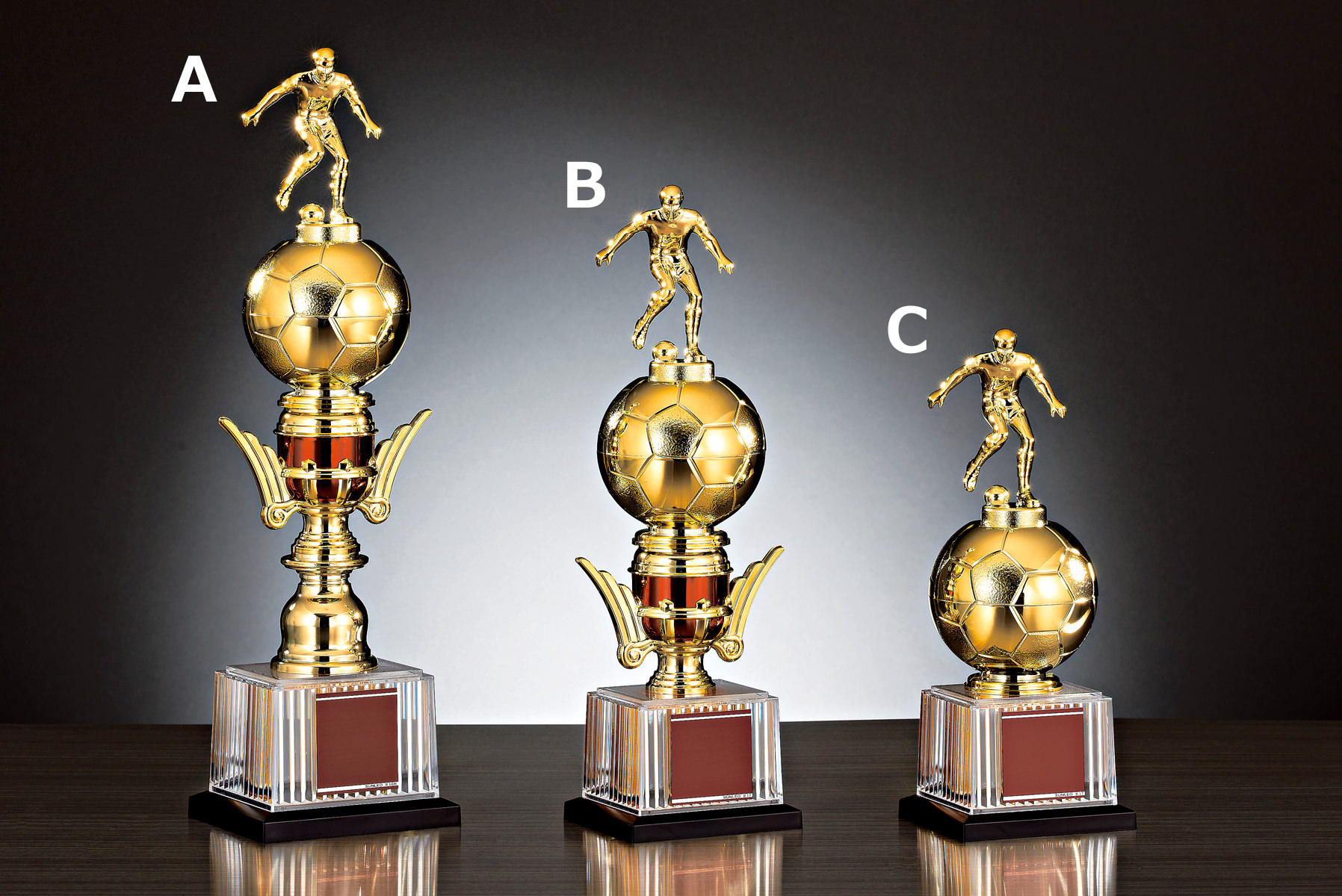 サッカー専用の表彰トロフィー　JS-TR-4323