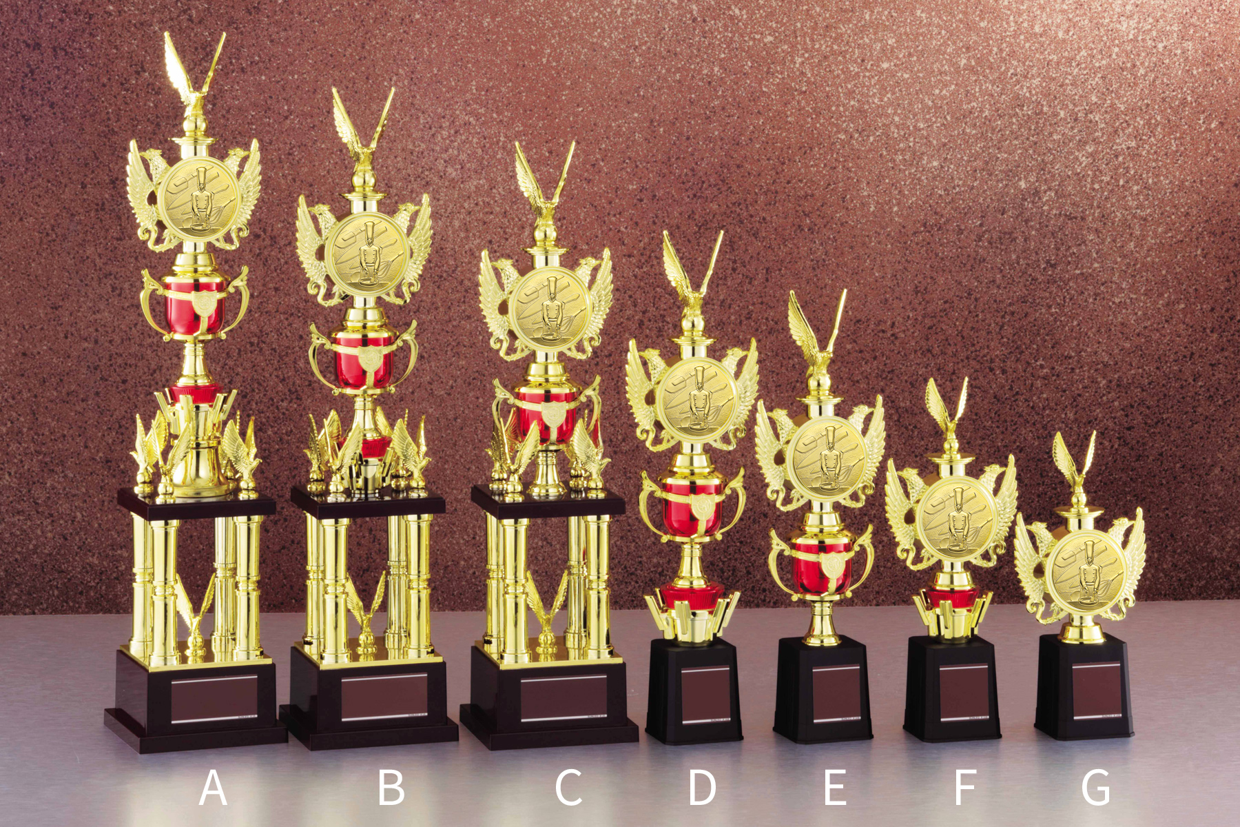 料理・レシピコンテスト用の表彰トロフィー JS-TRZ-4370-cooking