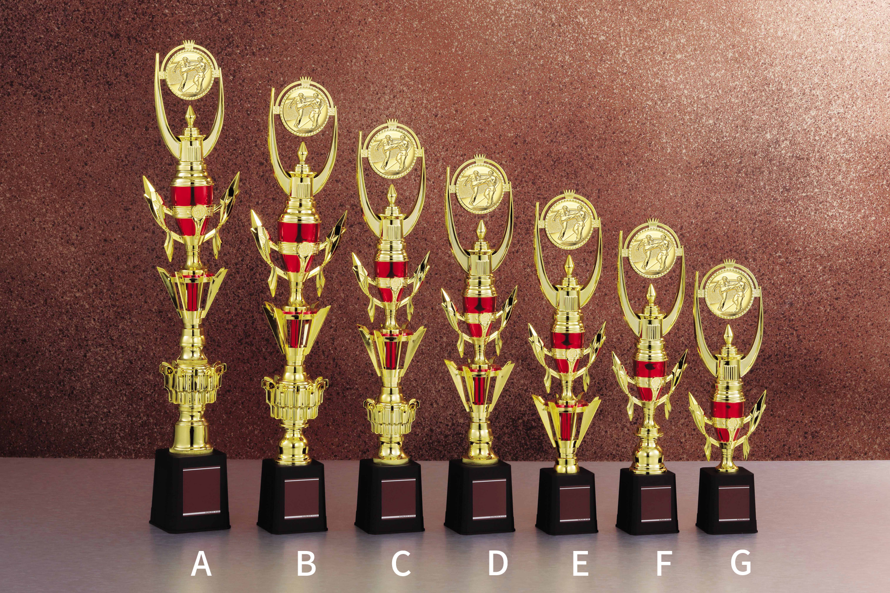 空手用スタンダードトロフィー JS-TRZ-4371-karate