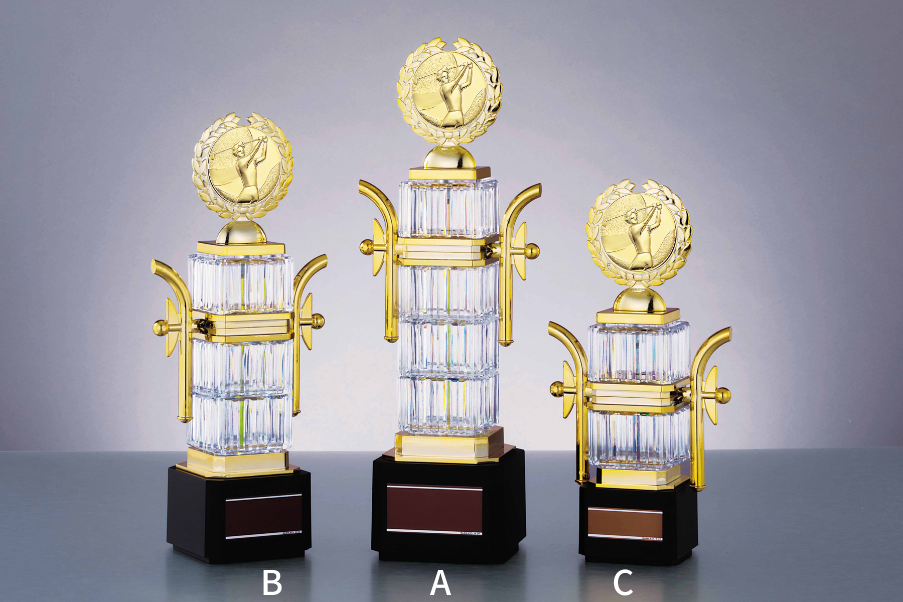 ゴルフ用スタンダードトロフィー　JS-TRZ-4376-golf