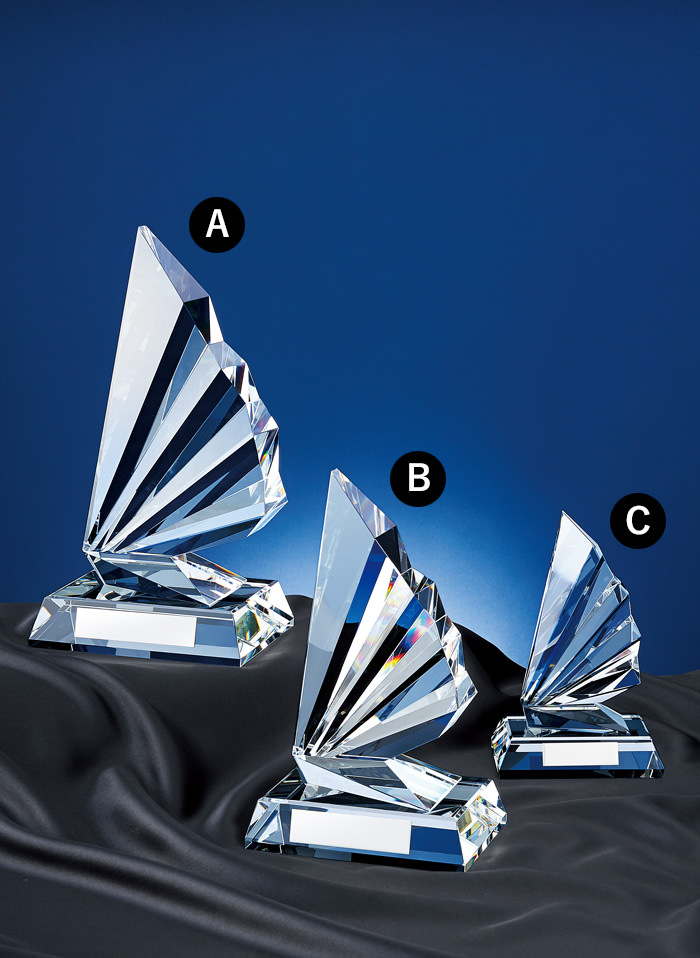 高級クリスタルトロフィー JS-YC-4973