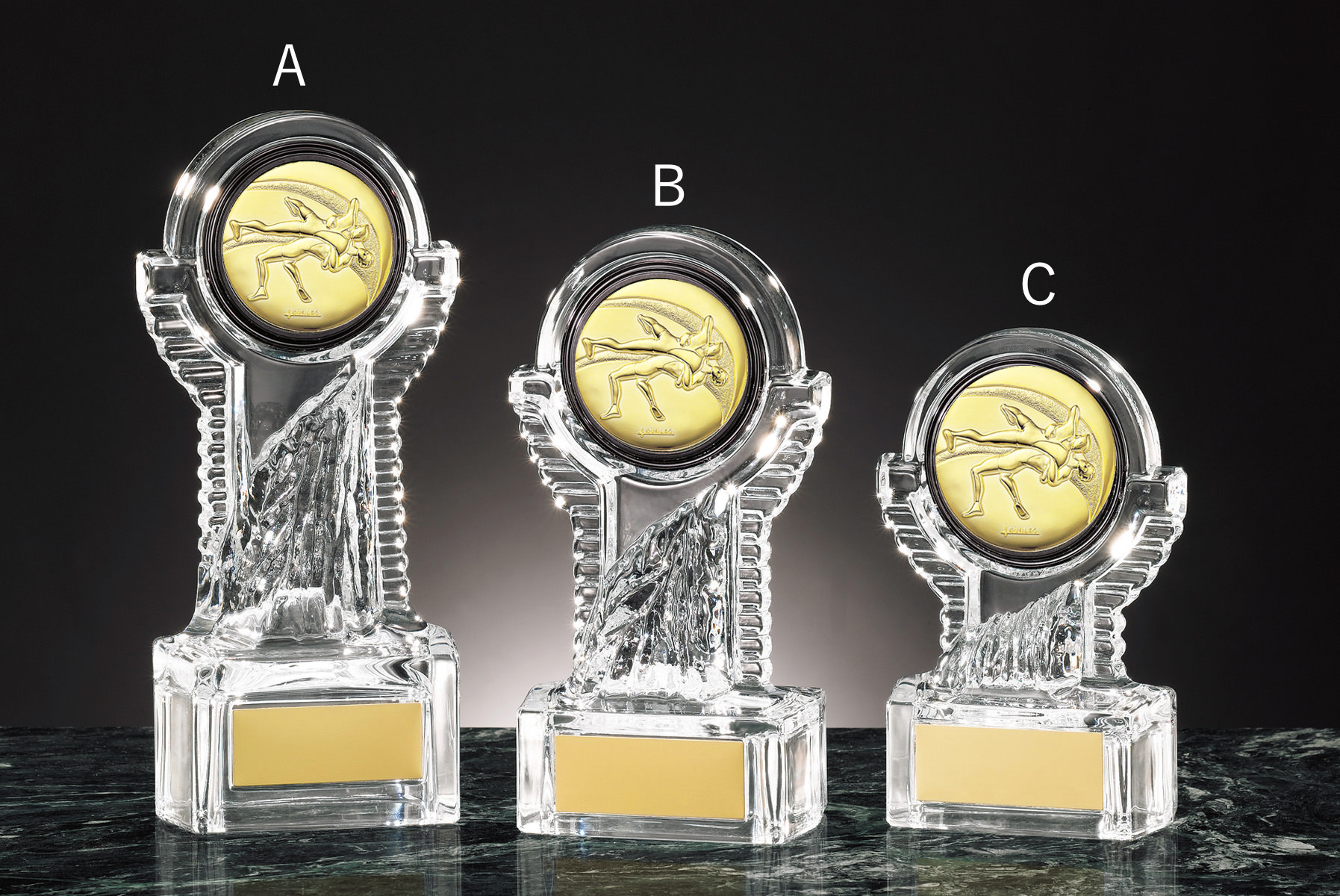 クリスタル優勝トロフィー JS-YCZ-4939