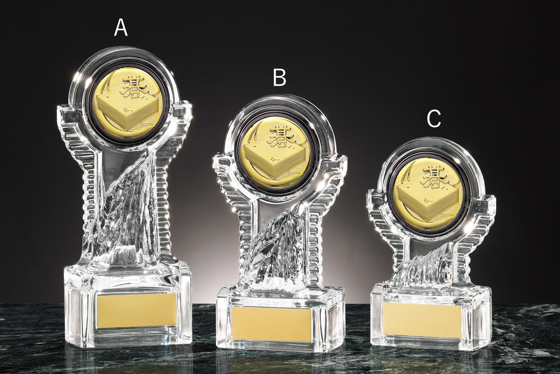 クリスタル優勝トロフィー JS-YCZ-4939