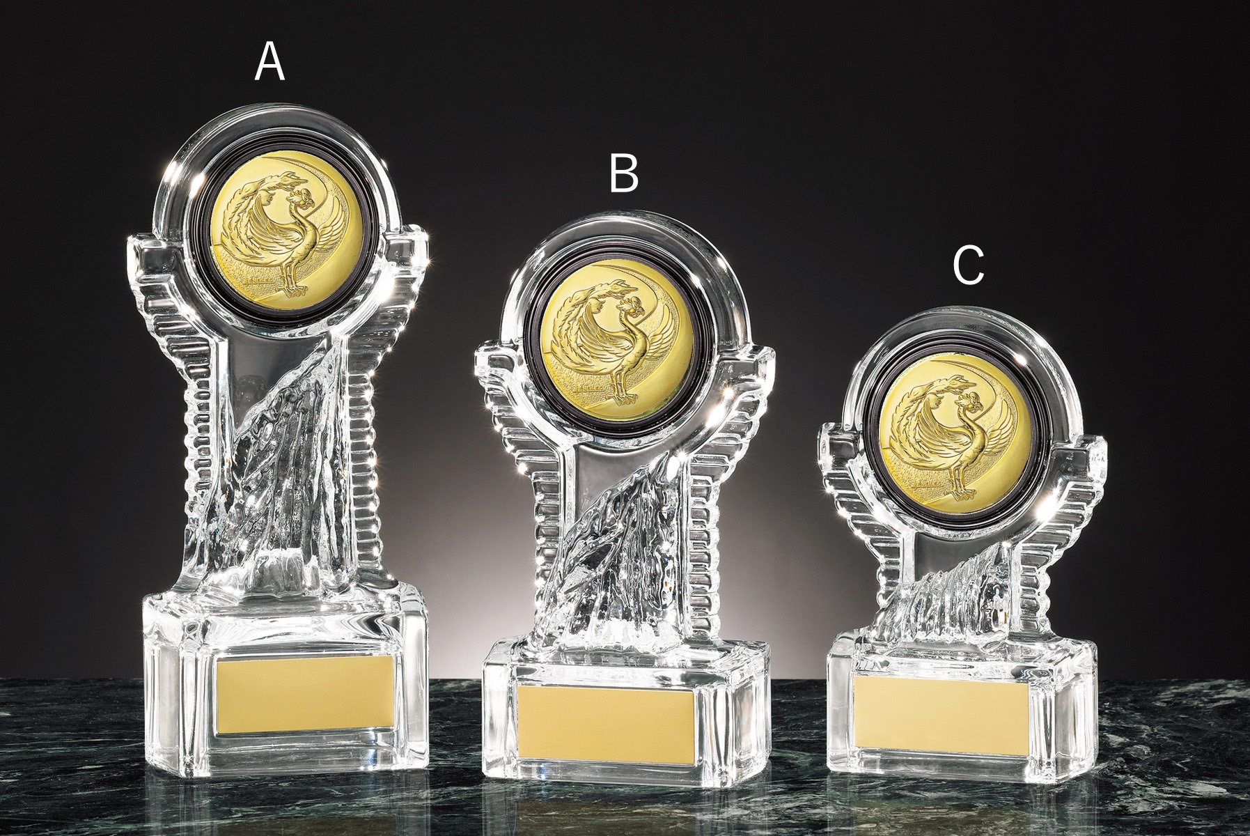 クリスタル優勝トロフィー JS-YCZ-4939