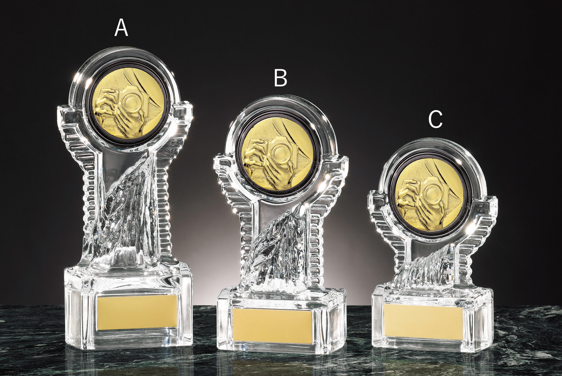 クリスタル優勝トロフィー JS-YCZ-4939