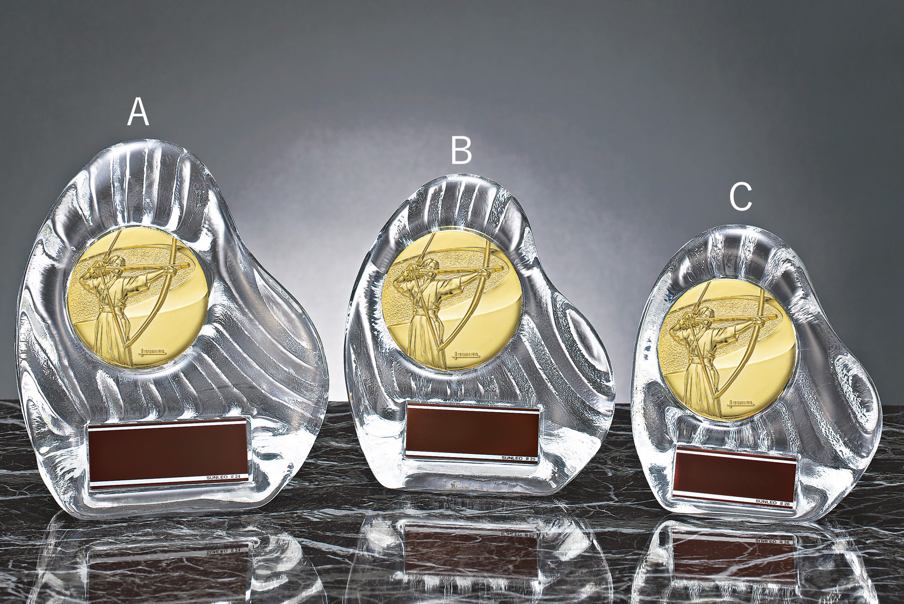 弓道・アーチェリー表彰楯 JS-YCZ-4956-archery