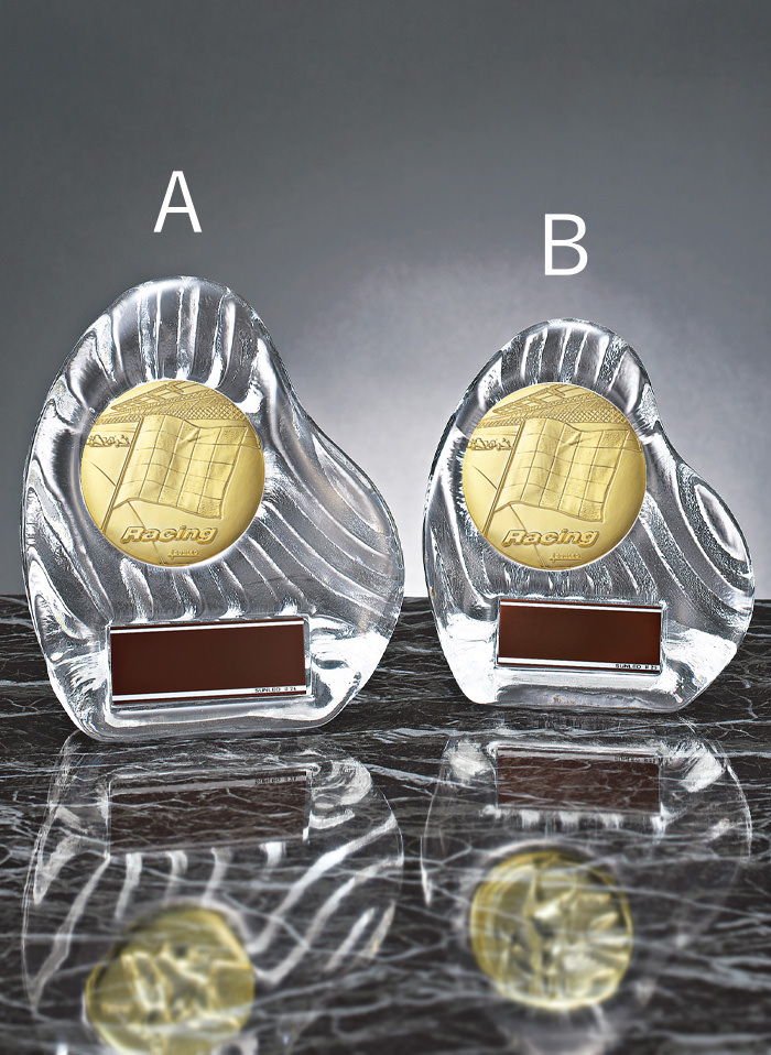 カーレース用のクリスタル表彰楯 JS-YCZ-4956-race