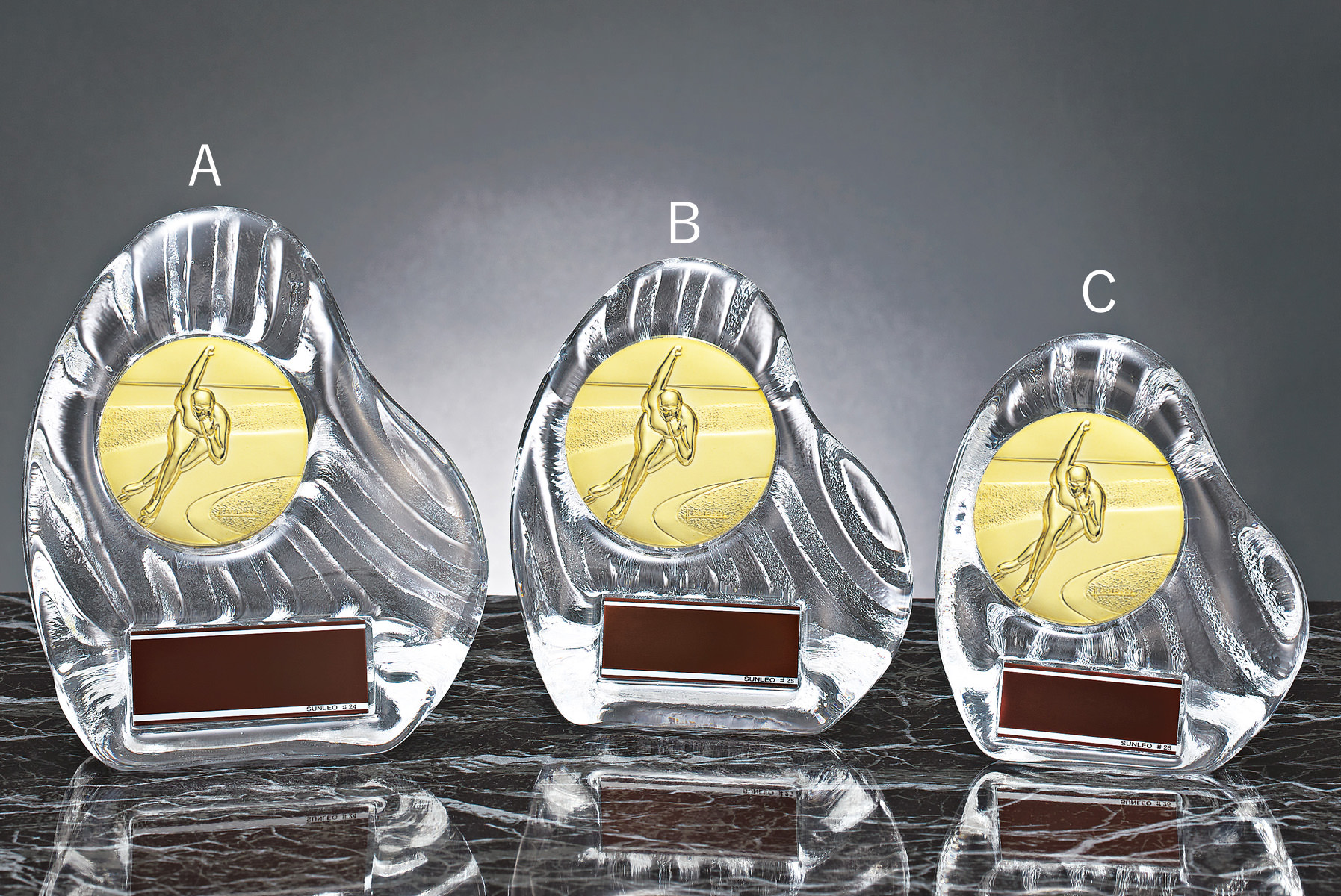 フィギュアスケート・スピードスケート表彰楯 JS-YCZ-4956-skate