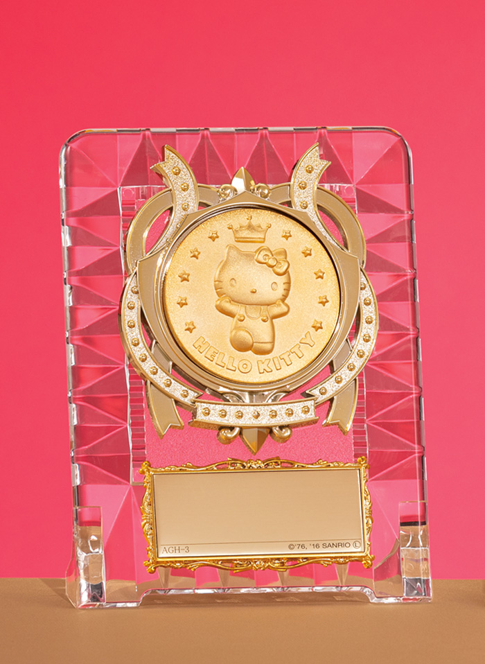 ハローキティのかわいい記念表彰楯 JSH-ZKK-301