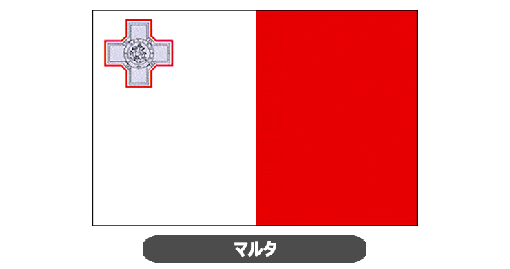 マルタ国旗・卓上旗 JT-M-flag-Malta