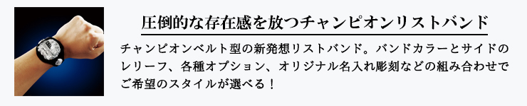 JV-CWB-20 圧倒的な存在感と高級感を放つチャンピオンリストバンド