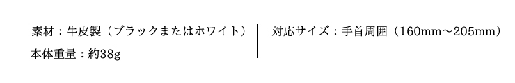 JV-CWB-20 チャンピオンリストバンドの素材・サイズ・重量などのスペック