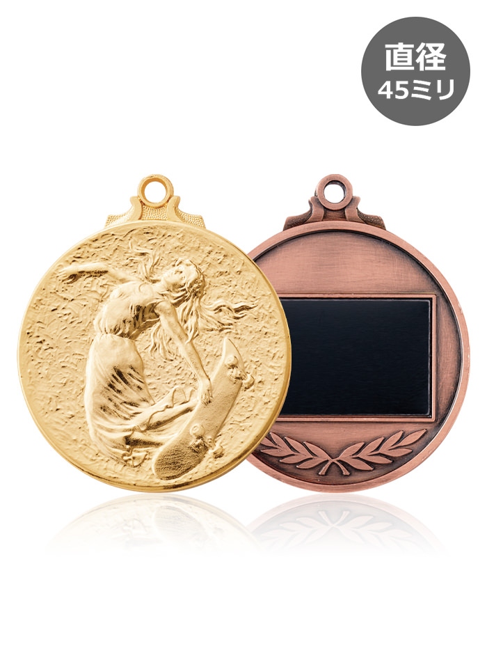 格安の金属製スケートボードメダル JW-4Y-skateboard