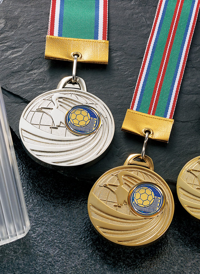 ハンドボールデザインが選べる大会用表彰メダル JW-5MR-52-ball-other