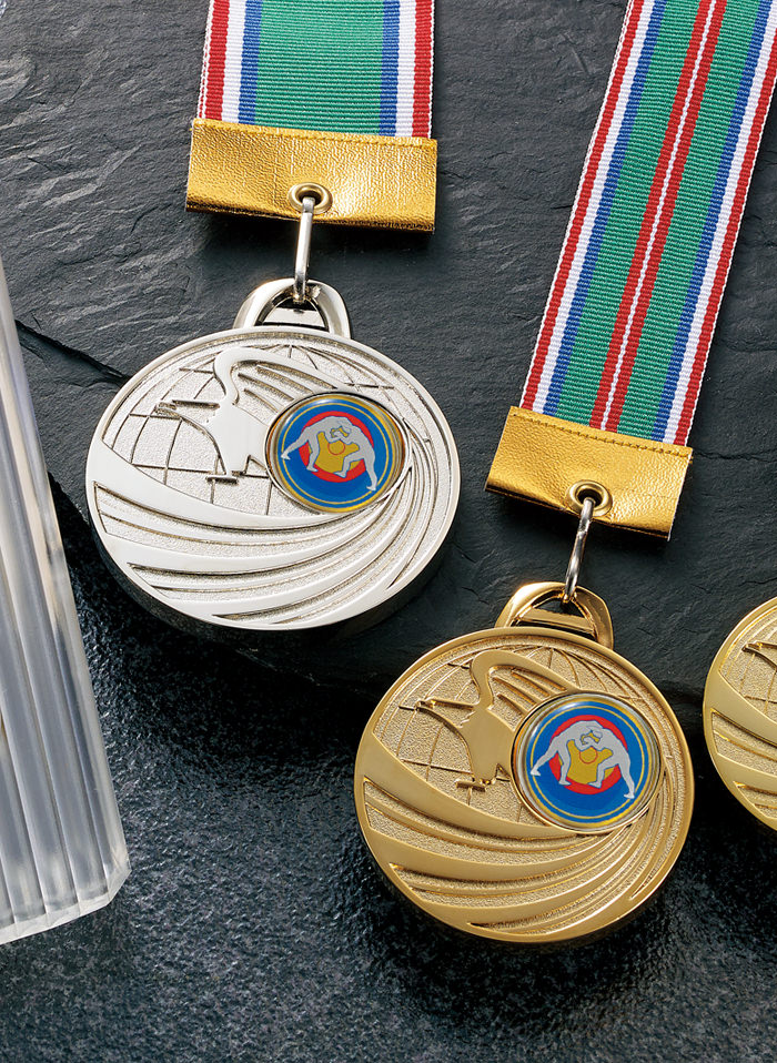 レスリング専用表彰メダル JW-5MR-52-wrestling